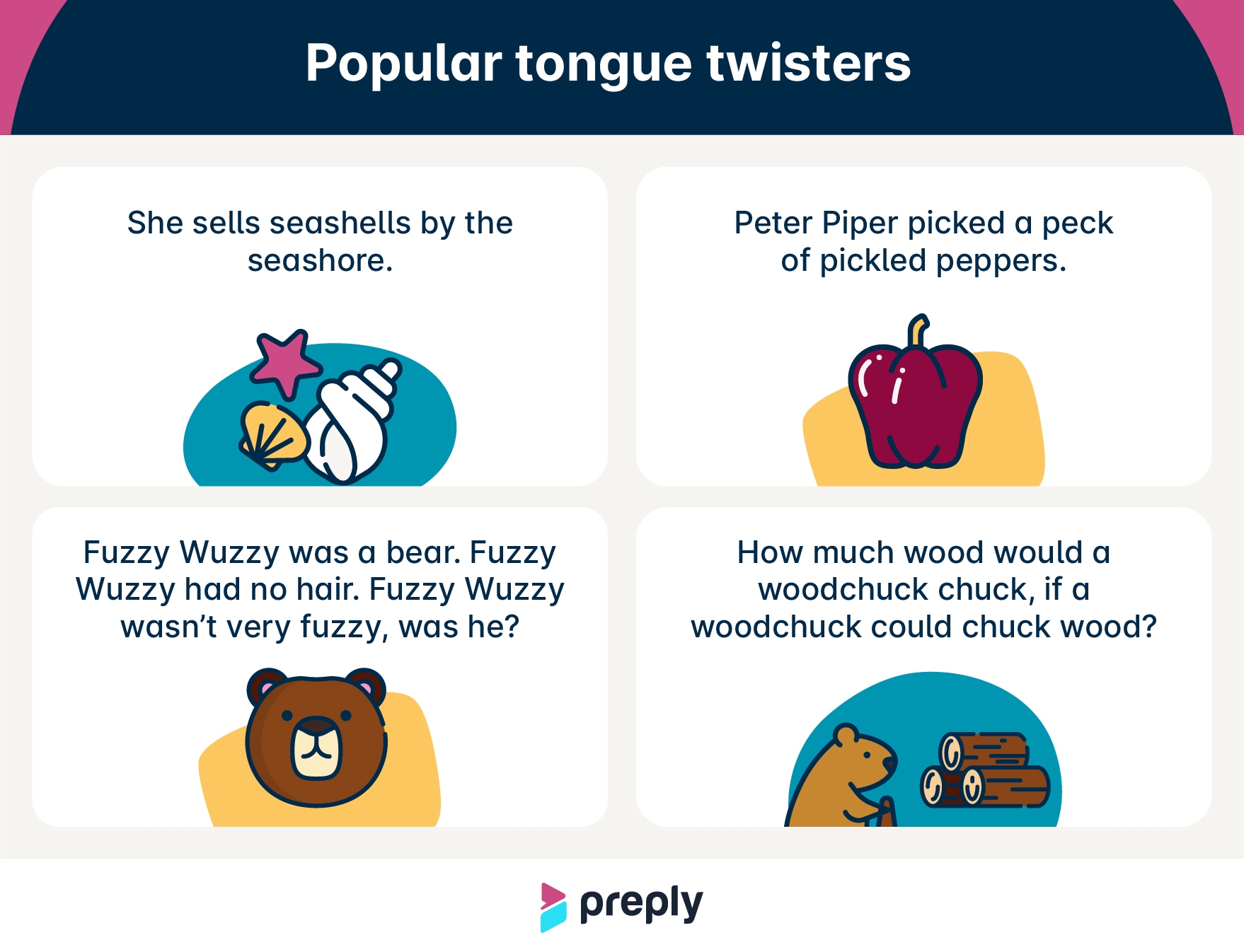 65 English Tongue Twisters to Practice Pronunciation